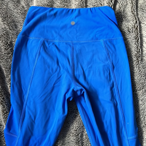 Cyan Blue Yoga Legging’s - Picture 2 of 4